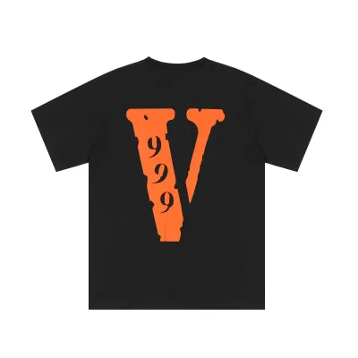 Футболка Vlone Legends Never Die Orange-V999 "Black" фото № 2