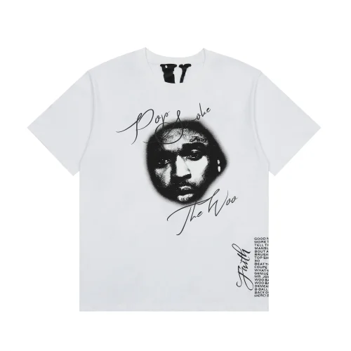 Футболка Vlone The Woo Smoky V "White"