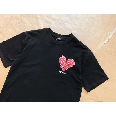 Футболка We11done Heart Of Pictures "Black" фото № 2