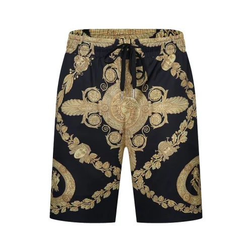 Шорты Versace Big Gold Logo "Black"