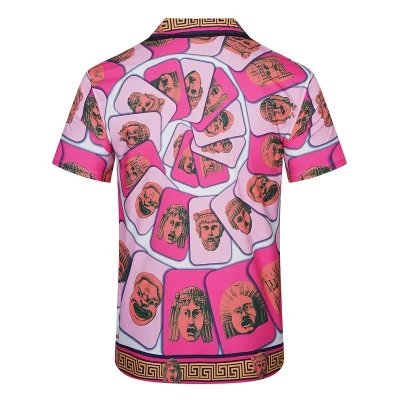 Рубашка Versace Greek Ornament "Pink" фото № 2 Рубашка Versace Greek Ornament "Pink" фото № 2