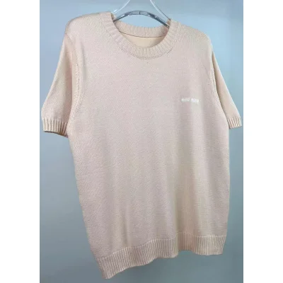 Жилетка Miu Miu Frontside Left Logo Miu Miu "Beige" фото № 3