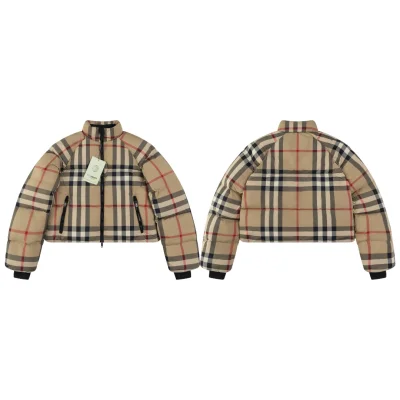 Пуховик Burberry Vintage Check "Burberry Beige" фото № 4