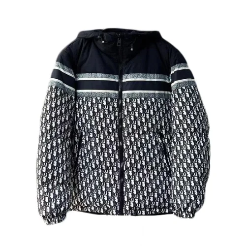 Пуховик Christian Dior Down Logo "White/Black"