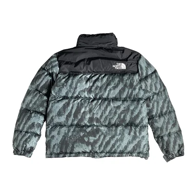 Пуховик The North Face Wavy Print "Black/Blue" фото № 3