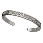 Браслет Fendi Rounded Solid Shape - With Space "Silver"