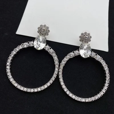 Серьги Miu Miu Circle Shaped "Silver" фото № 6