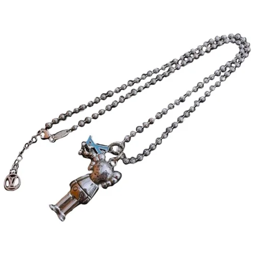 Подвеска Louis Vuitton Figure With Logo - Girl "Silver"