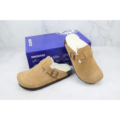 Birkenstock Boston Shearling "Cognac" фото № 7