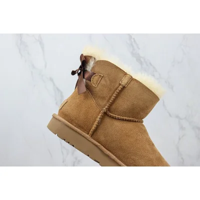 UGG Bailey Bow Mini "Beige" фото № 3