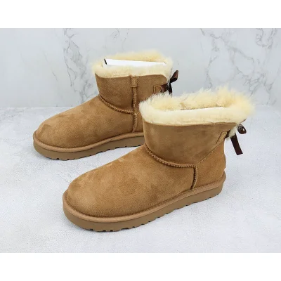 UGG Bailey Bow Mini "Beige" фото № 5