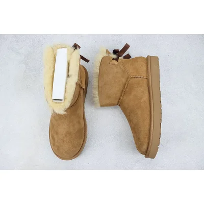 UGG Bailey Bow Mini "Beige" фото № 6