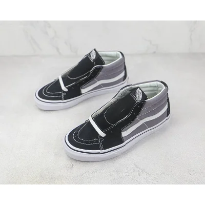 Vans SK8-Mid "Black/Grey/White" фото № 5