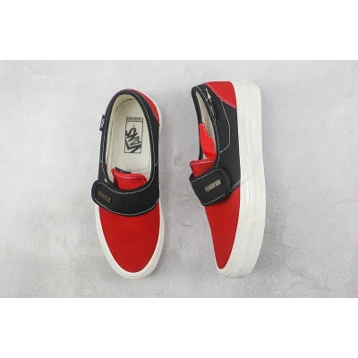 Fear Of God x Vans Slip-On "Red/Black" фото № 7