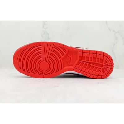 Nike SB Dunk Low "White/Black/University Red" фото № 9