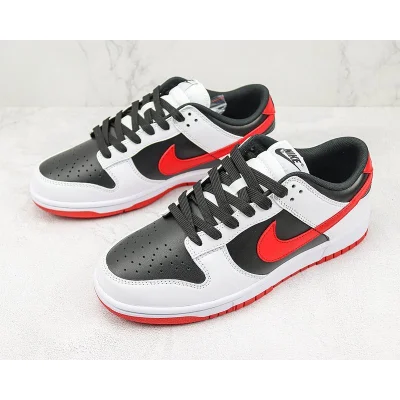Nike SB Dunk Low "White/Black/University Red" фото № 5