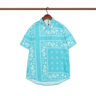 Рубашка Burberry Short Sleeve Paisley "Blue"