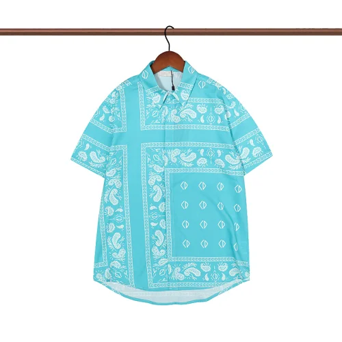 Рубашка Burberry Short Sleeve Paisley "Blue"