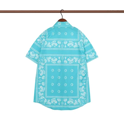 Рубашка Burberry Short Sleeve Paisley "Blue" фото № 2