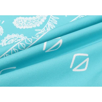 Рубашка Burberry Short Sleeve Paisley "Blue" фото № 6