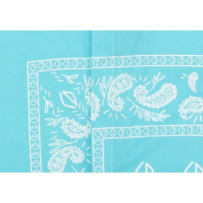 Рубашка Burberry Short Sleeve Paisley "Blue" фото № 8