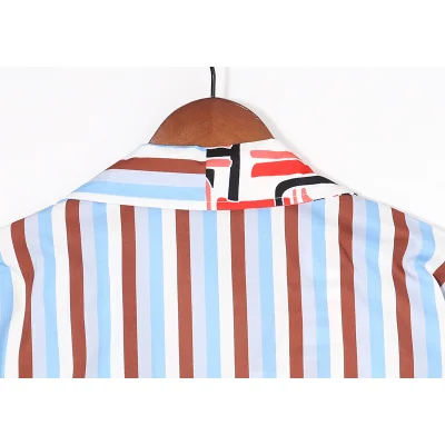 Рубашка Prada Fire and Geometry "Blue" фото № 6 Рубашка Prada Fire and Geometry "Blue" фото № 6