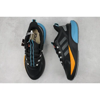 Adidas Alphabounce+ "Black/Orange/Blue" фото № 6