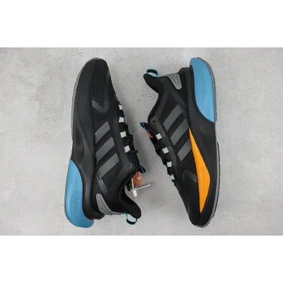 Adidas Alphabounce+ "Black/Orange/Blue" фото № 7