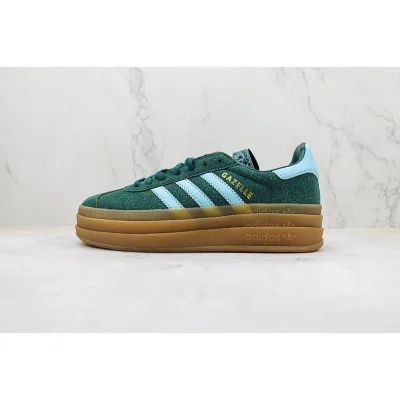 Adidas Gazelle Bold "Collegiate Green/Blue" фото № 2