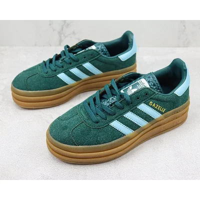 Adidas Gazelle Bold "Collegiate Green/Blue" фото № 5