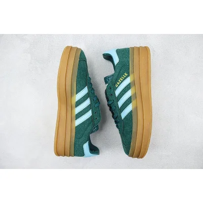 Adidas Gazelle Bold "Collegiate Green/Blue" фото № 7