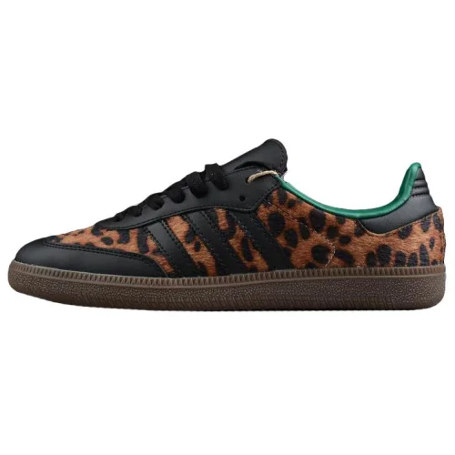 Adidas Samba OG "Black Green Leopard"