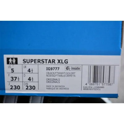 Adidas Superstar XLG "Black" фото № 4 Adidas Superstar XLG "Black" фото № 4