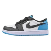 Air Jordan 1 Retro Low OG "Black Dark Powder Bue"
