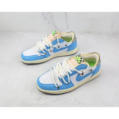 Air Jordan 1 Low Vintage UNC "Grey/Blue/Gold" фото № 5 Air Jordan 1 Low Vintage UNC "Grey/Blue/Gold" фото № 5
