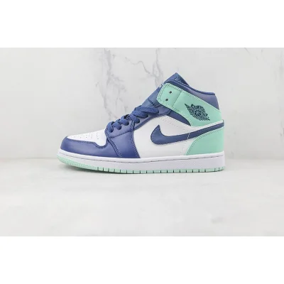 Air Jordan 1 Mid "Mystic Navy Mint Foam" фото № 2