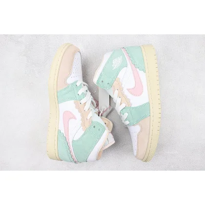 Air Jordan 1 Mid GS "Pink Aqua" фото № 7 Air Jordan 1 Mid GS "Pink Aqua" фото № 7