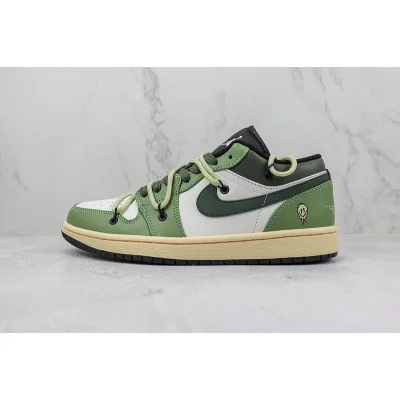 Air Jordan 1 Low "Green/White" фото № 2