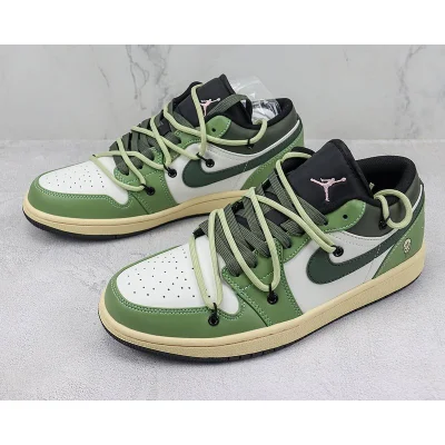 Air Jordan 1 Low "Green/White" фото № 5