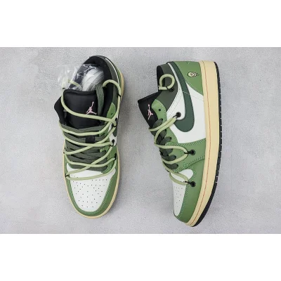 Air Jordan 1 Low "Green/White" фото № 7