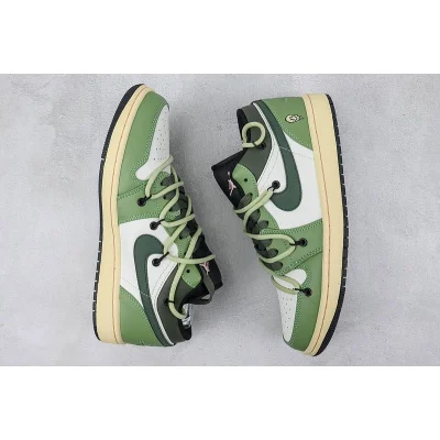 Air Jordan 1 Low "Green/White" фото № 6