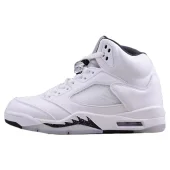 Air Jordan 5 Retro "Double White/Black"