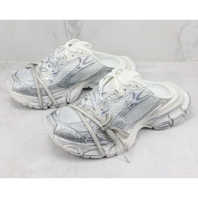 Balenciaga 3XL Mule "White/Silver" фото № 5
