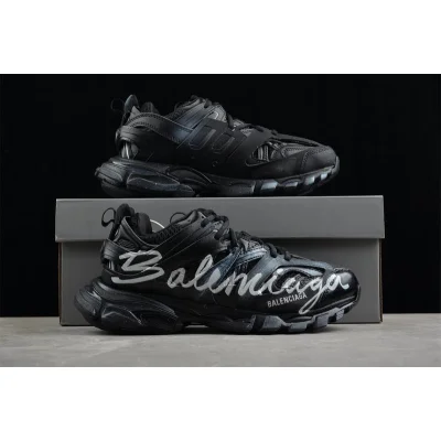 Balenciaga Track Sneaker "Signature - Black White" фото № 9