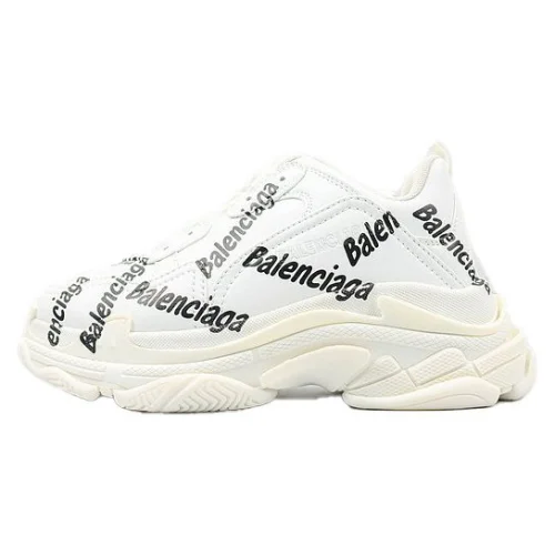 Balenciaga Triple S "White Logo"