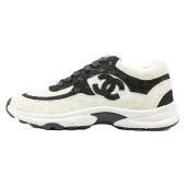 Chanel Low Top Trainer CC "White/Black"