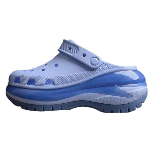 Crocs Baya Platform Clogs "Blue"