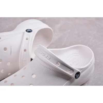 Crocs Classic Platform Clog "White" фото № 8