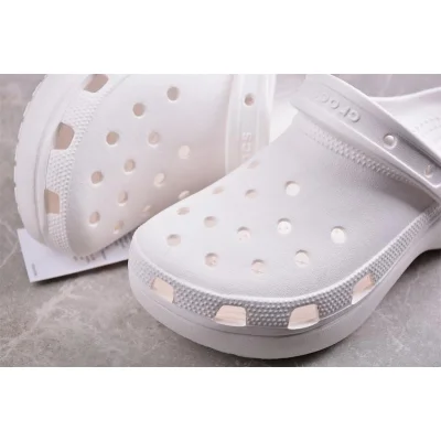 Crocs Classic Platform Clog "White" фото № 7