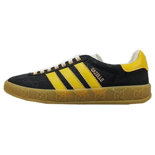 Adidas x Gucci Gazelle "Black/Yellow/Beige"